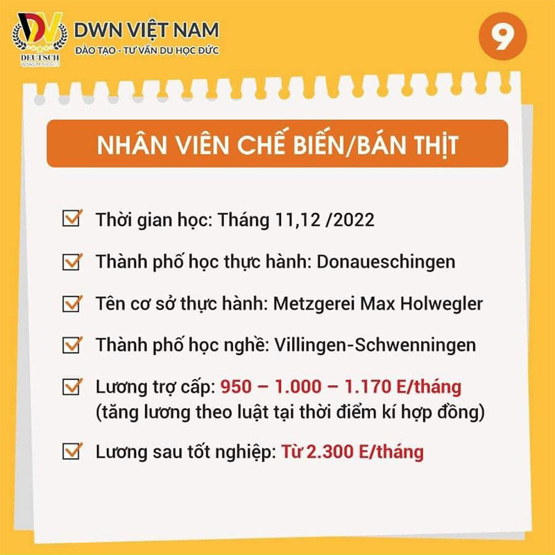 Nhân viên chế biến/bán thịt