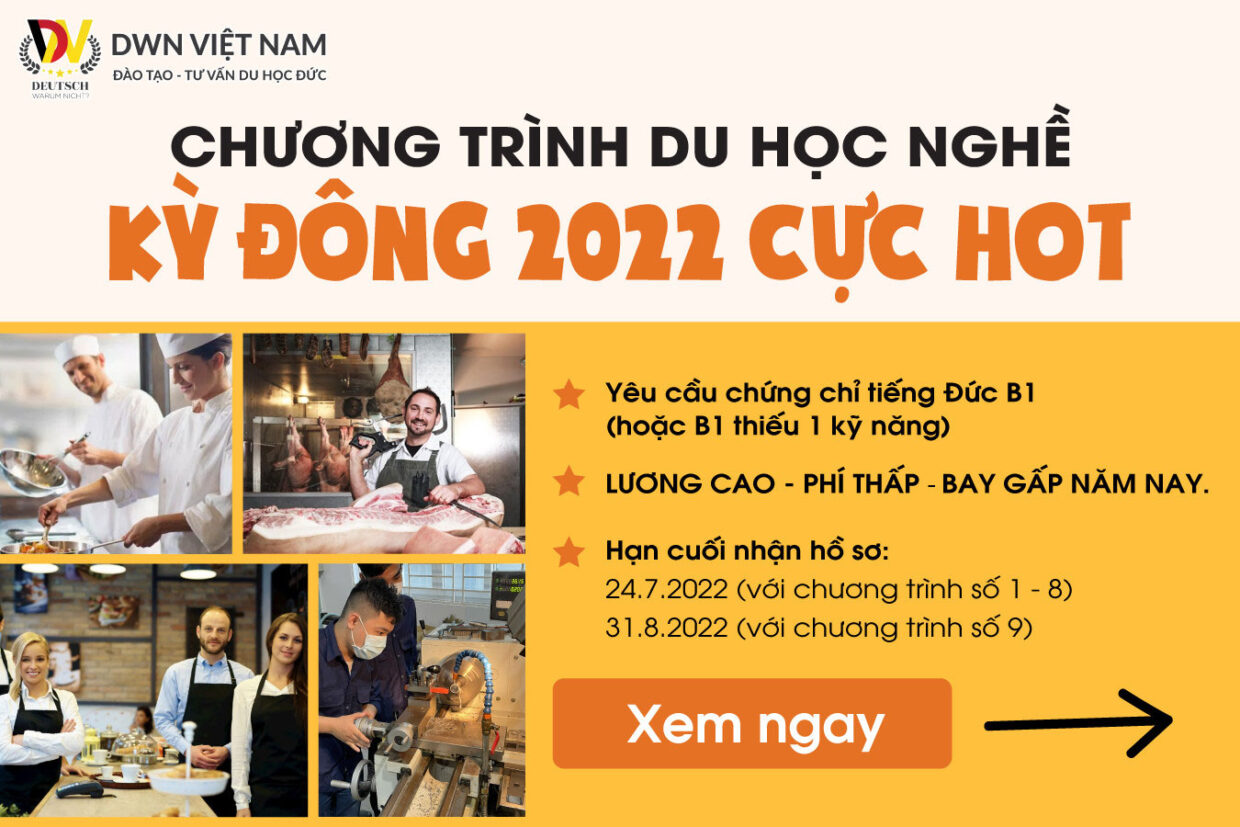 Tuyển sinh Chương trình du học nghề kỳ đông 2022